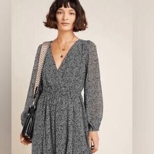 NWT 3X Plus Size Anthropologie Dress Maeve Carolyn Mini Dress Retro Feminine